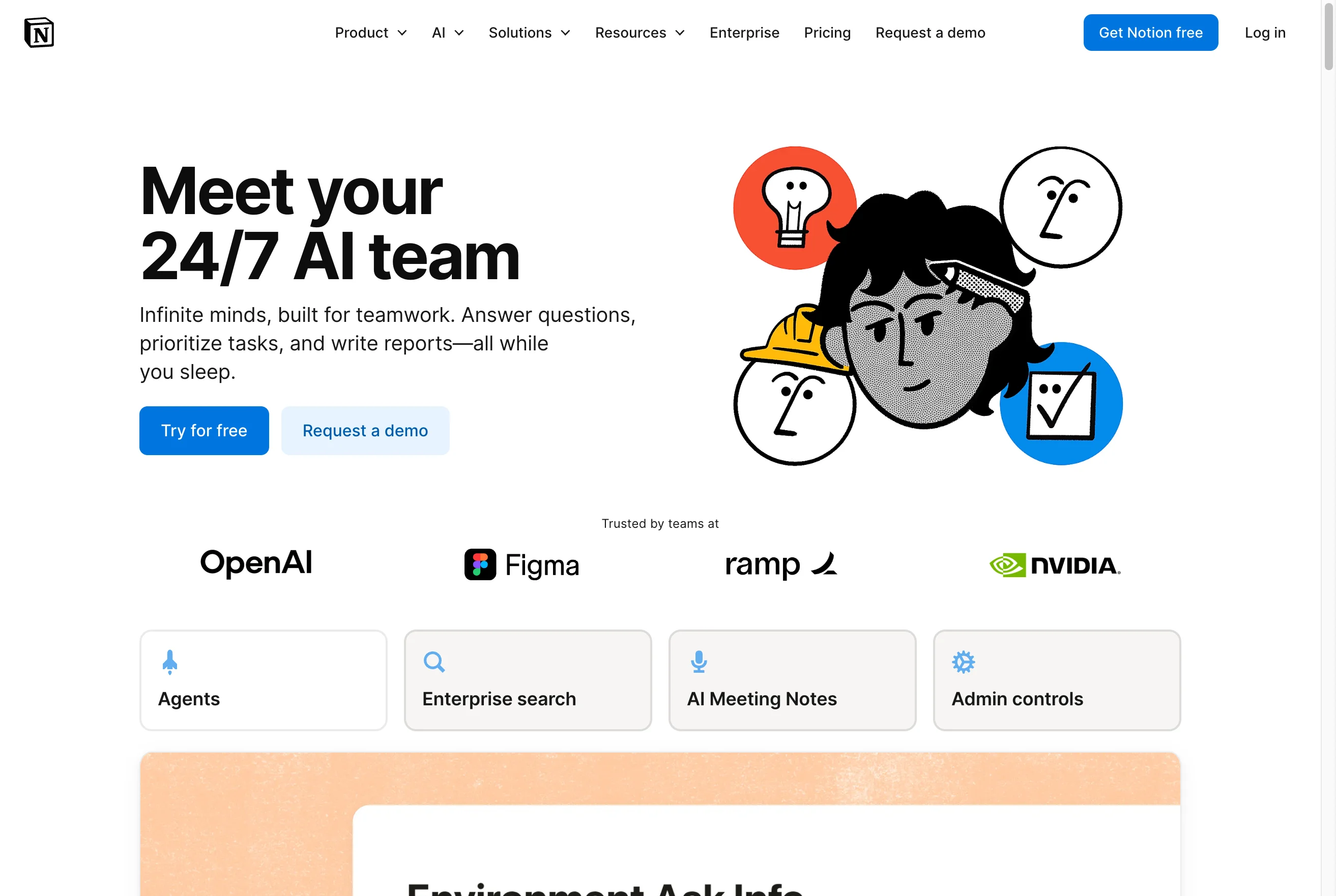 Notion AI Sektion